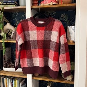 Madewell Checkered Sweater
